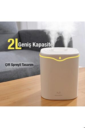 Büyük boy Ultrasonik Hava Nemlendirici Buhar Makinası Bebek Çocuk Odaları için humidifer 7 renk rgb