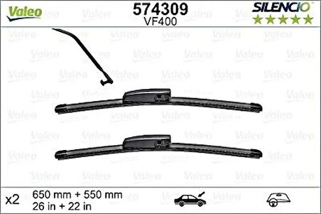 Renault Scenic Iı 2003- Silecek Süpürgesı Tk (  Muz Tıp ) (Oem No:7711230011)