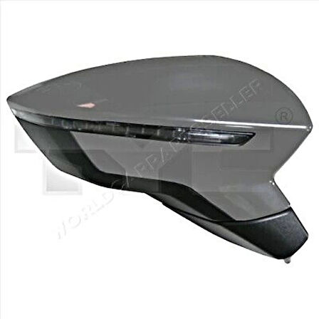 Vw Leon 2013-2016 Dış Dikiz Aynası Sağ Otomatik Katlamalı - Astarlı (8 Pın) (Oem No:5F1857508P)