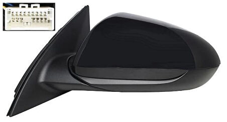 Kore İ30 2016- Sol Dikiz Aynası Komple Isıtmalı Cızgılı (5 Pın) (Oem No:87610G4200)