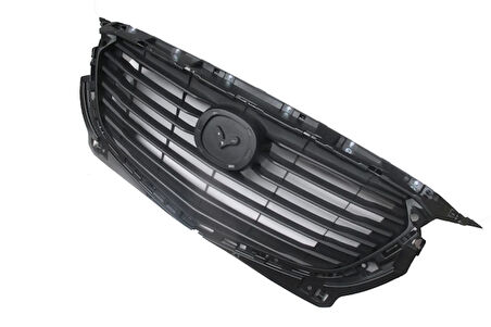 Mazda C X3  2015-2020  Ön Panjur Siyah (Üst Koruma Plastikli) (Tyg) (Oem No:D10J50710F)