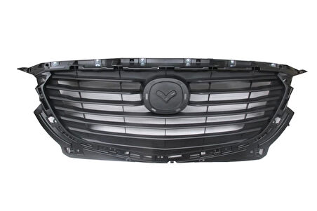 Mazda C X3  2015-2020  Ön Panjur Siyah (Üst Koruma Plastikli) (Tyg) (Oem No:D10J50710F)