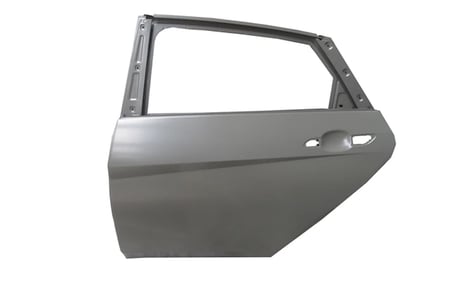 Hyundai Elantra 2021-2023 Arka Kapı Komple Sol Gri Boyalı(İceli - Çekomastikli)(Tw) (Oem No:77003Aa000)