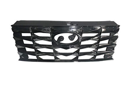 Hyundai Tucson- 2021-2023  Ön Panjur Nikelajlı Parlak Siyah (Tyg) (Oem No:86350N7100)