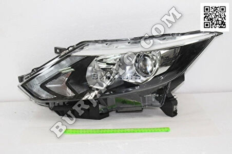 Nissan Qashqai- J11- 2014-2016  Far Lambası Sol Elektrikli/Motorlu/Mercekli/Ledli (H7/H11)(E Marklı) (Oem No:260604Eh1A)
