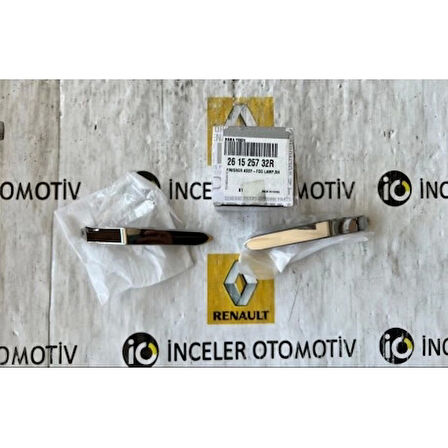 Renault Taliant- 2021-2024  Sis Lamba Kapağı Çıtası Sağ/Sol Set 2 Parça (Nikelajlı) (Oem No:261525732R)