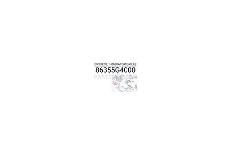 Hyundai  İ30   2017-2018  Ön Panjur Çerçevesi Nikelajlı (Tw) (Oem No:86355G4000)