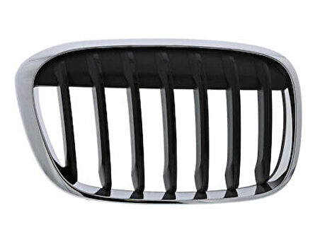 Bmw  X1   X1  2015-2018  Ön Panjur Sağ Siyah/Nikelaj Çıtalı (Tyg) (Oem No:51137354824)