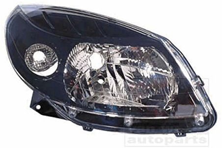 Renault Sandero 2011 2013 Far Sağ Sıyah Oem No:8200526422