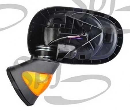 Modüs Elektrikli Ayna 2004-2008 Astarlı Sinyalli Kör Noktalı Sol Oem No:7701060072