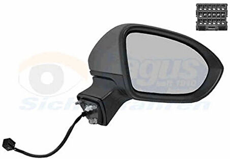 Astra K Elektrikli Ayna 2016 Sonrası Astarlı Kör Noktalı Hb Sol Oem No:13396541