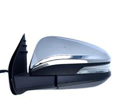 Hilux Vigo Elektrikli Ayna 2015 Sonrası Krom Kapak Sinyalli 5 Fiş Sol Oem No:87940Okb61