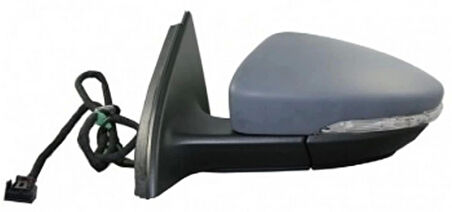 Passat Elektrikli Ayna 2010-2015 Astarlı Yan+Alt Sinyalli Kör Noktalı Sol Oem No:3Ab8575079B9