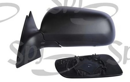 A4 Elektrikli Ayna 1994-2000 Kör Noktalı Büyük Tip Mavi Cam Sol Oem No:8D18585313Fz