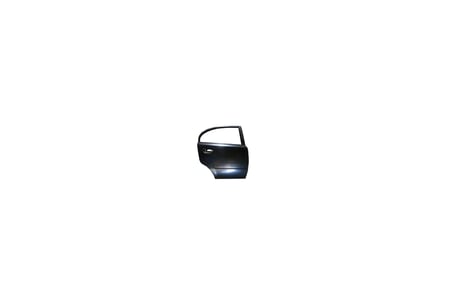 Kia Rio 3 2006-2011 Arka Kapı Komple Sağ Siyah Band Delikli (Sedan) Çelik Barlı (İceli - Tenasonl (Oem No: (77004-1X30))