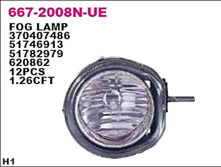 2006-2010 Fiat Doblo Sis Lambası  Adet