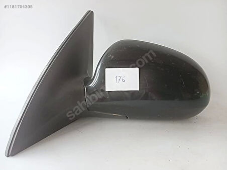 2007-2012 Hyundai İ30 Kapı Aynası Sol Elektrikli Sinyalsiz Siyah Kapaklı 3 Fişli