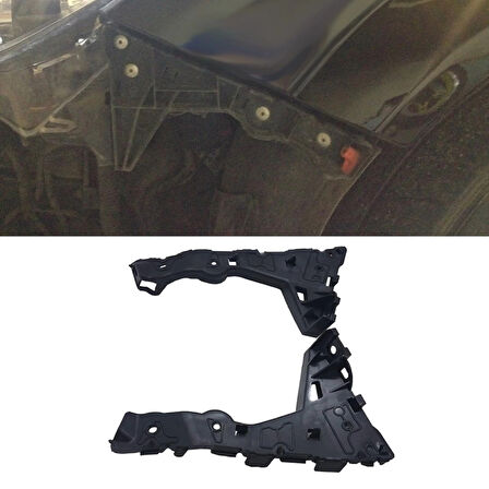 opel astra- h- sd/hb- 2004-2014  ön tampon braketi sol (tw) Oem No (1406547)