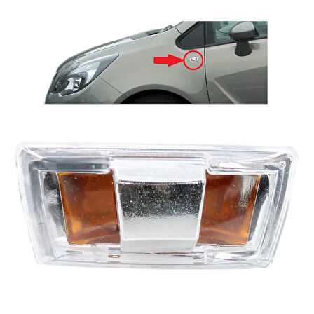 Opel Astra J / Astra K / Insignia B / Grandland X / Crossland X / Zafira C 2010- Çamurluk Sinyali Sağ Oem No (1713005)