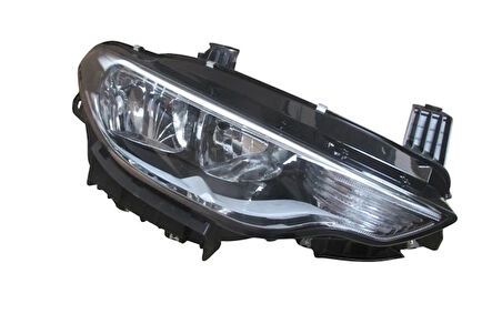 fiat egea- sd/hb/sw- 2015-2020  far lambası sağ elektrikli/motorlu (sıyah/nikelajlı) (h7/h15) (rıa) Oem No (51984489)