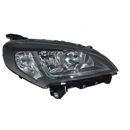 Fiat Doblo IV 2015- Far Sağ Siyah (Motorlu) (1 x H7 / 1 x H1 / 1 x WY21W / 1 x W21/5) Oem No (52109258)