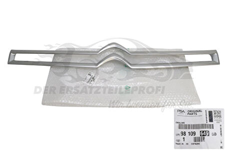 peugeot partner- tepee- 2015-2018  ön panjur çerçevesı nikelajlı (tw) Oem No (9810964880)