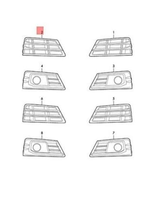 audi  a4  2015-2018  sis lamba kapağı sol sıyah Oem No (8W0807681B9B9)