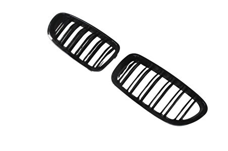 bmw 5 serı- 5 serisi- 2010-2016  ön panjur sağ/sol set (2 parça) (çıft çıtalı) (pıano sıyah) Oem No (A0103198)