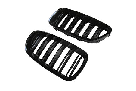 bmw 3 serı- 3 serisi- 2009-2011  ön panjur sağ/sol set (2 parça)pıano sıyah (çıft çıtalı) (lcı) Oem No (A0903198)