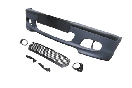 bmw 3 serı- 3 serisi- sd- 1998-2005  ön tampon astarlı (sıs delıklı/bandlı/panjurlu) (plaka plastiklı) m-tech Oem No (A51117893328S1)