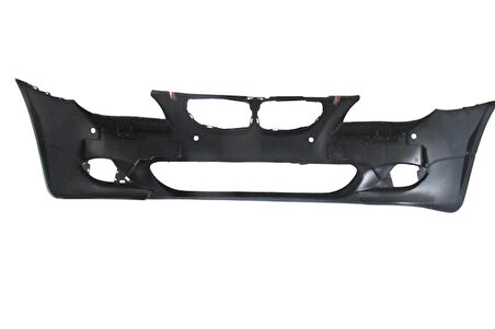 bmw 5 serı- 5 serisi- 2004-2007  ön tampon (ızgaralı//plaka plast.)sen.delıklı 24mm/f.yık.lı) (m-tech) astarl Oem No (A51117897208S1)