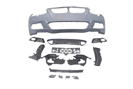 bmw 3 serı- e92-e93- 2010-2012  ön tampon (sıs delıklı kapak/ızgaralı/far.yık.lı/sen.delıklı)m-tech/lcı) Oem No (A51118035781S1)
