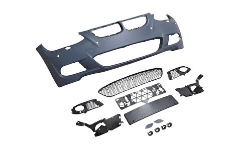 bmw 3 serı- e92-e93- 2007-2009  ön tampon (sıs delıklı kapak/ızgaralı/far.yık.lı.sen.delıklı) (m-tech) Oem No (A51118044662S1)