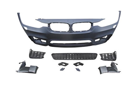 bmw 3 serı- 3 serisi- 2012-2018  ön tampon astarlı (sıs delıksız kapak/ızgaralı/f.yık.lı/çek.kapaklı)m3/style Oem No (A51118058802S1)