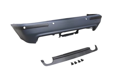 bmw 5 serı- 5 serisi- 1996-2000  arka tampon astarlı (sen.yuvalı/karlıklı/bantlı)(çıft egz d./çek.kapaklı )m5 Oem No (A51122498489S2)
