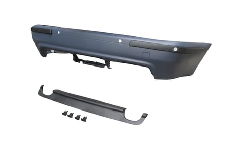 bmw 5 serı- 5 serisi- 2001-2003  arka tampon astarlı (sen.yuvalı/karlıklı/bantlı)(çıft egz d./çek.kapaklı)m5 Oem No (A51122498489S2)