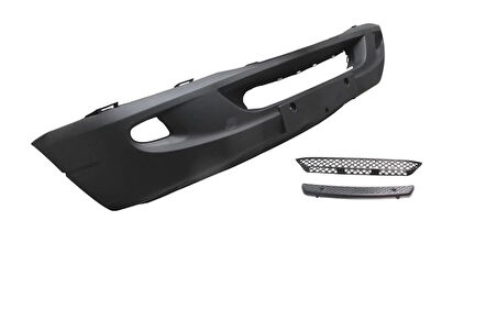 mercedes sprinter- 2007-2013  ön tampon sıyah (sıs dlıklı/ızgaralı/basamak plastiklı/çeki demirr kapaklı) Oem No (A9068800570S1)