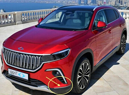 togg t10x- 2023-2025  ön tampon alt çıtası sol grı)