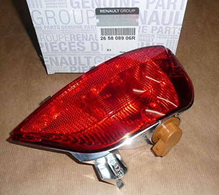 Megane Arka Tampon Reflektörü ( Sis Lambası ) Sağ Sedan 2016- Oem No (265808906R)