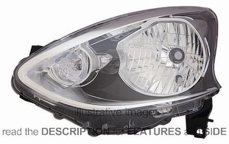Nissan Micra Ön Far Elektrikli Motorlu Sol 2013- (Oem No:  26060-3Hn1A)