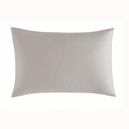Linens Mix&Match Pamuk Saten 2'li Standart Yastık Kılıfı Seti Taş