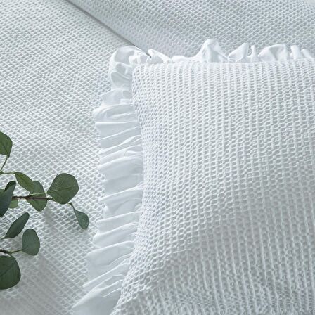 Linens Bsp Tek Kişilik Yatak Örtüsü Seti Beyaz