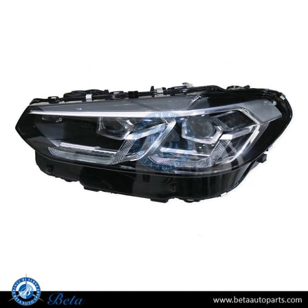 Bmw X3 - - G01 2021-2023 Ön Far Led Motorlu/Nikelaj Sol (Oem No: 63115A0E5F5)