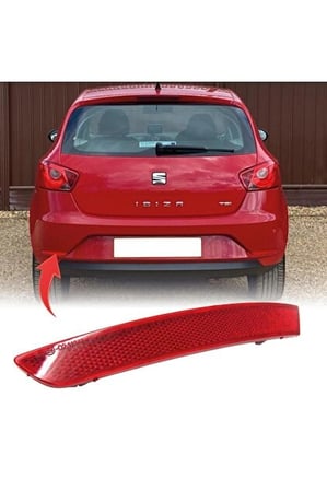 Seat İbiza 2013-2017 Reflektör Tampon Arka Sol (Oem No: 6J4945105C)