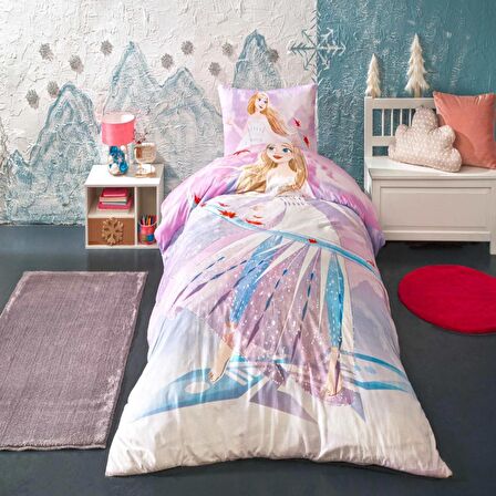 Disney Frozen Breezy Çift Taraflı Nevresim Takımı ( Yeni Sezon )