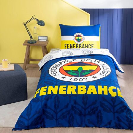 Taç Lisanslı Fenerbahçe Palamut Tek Kişilik Pamuk Nevresim Takımı