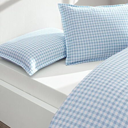 Taç Dorian Seç&Ser Çift Kişilik Nevresim Takımı Mavi