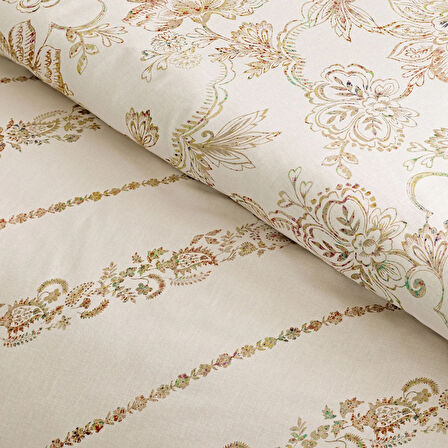 Taç Livia Seç&Ser Çift Kişilik Nevresim Takımı Ekru