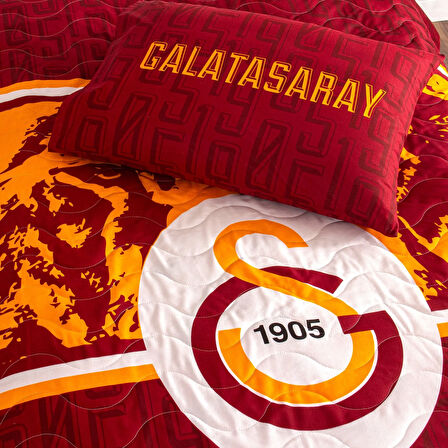 Lisanslı Gs Şanslı Aslan Yatak Örtüsü Tek Kişilik