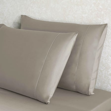 Linens X TENCEL™ Lyocell 2'li Standart Yastık Kılıfı Seti Vizon